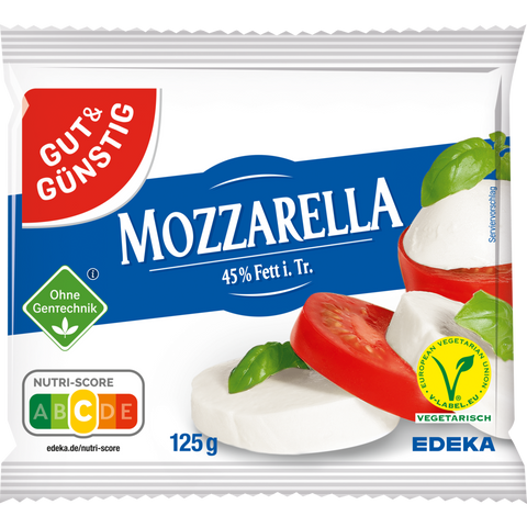 G&G Mozzarella 45% ohne Gentechnik 200g