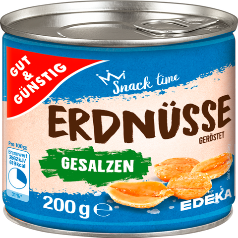 G&G Erdnüsse geröstet & gesalzen 200g