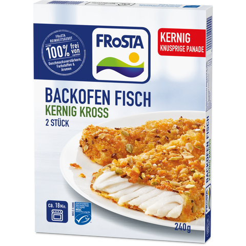 Frosta Backofen Fisch kernig kross MSC 240g