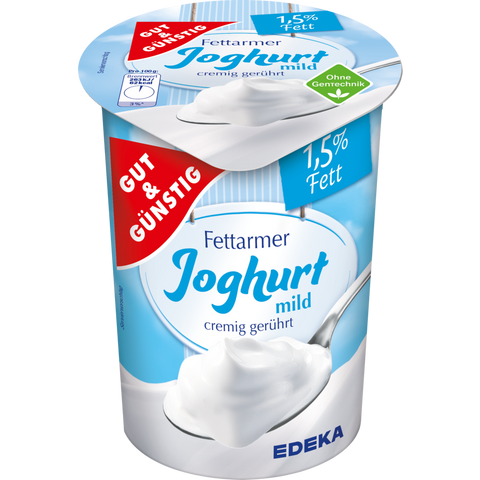 G&G fettarmer Joghurt Pur 1,5% 500g VLOG