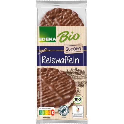 EDEKA Bio Naturreiswaffeln VM-Schokolade 100g