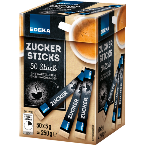 EDEKA Zuckersticks 50x5g