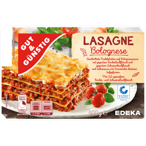 G&G Lasagne Bolognese 400g