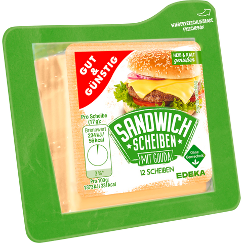 G&G Sandwich Gouda 45% ohne Gentechnik 200g