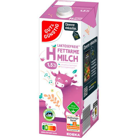 G&G H-Milch laktosefrei 1,5% 1l