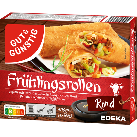 G&G Frühlingsrollen Rind 400g