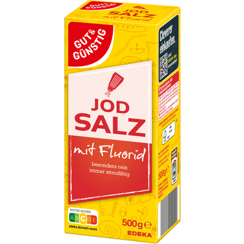 G&G Jodsalz mit Fluorid 500g