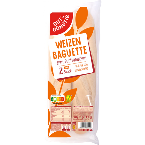 G&G Weizenbaguette 2er 300g