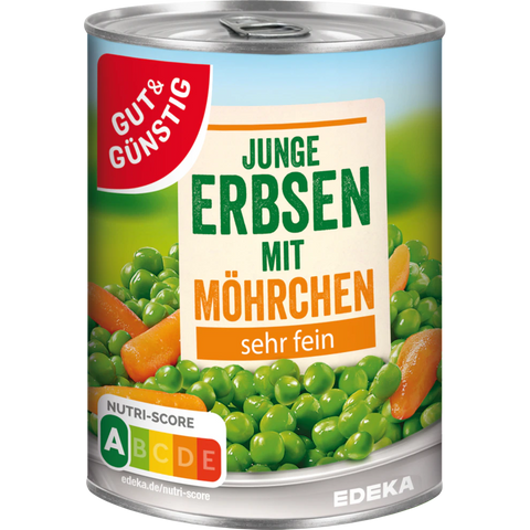 G&G Junge Erbsen mit Möhrchen sehr fein 400g