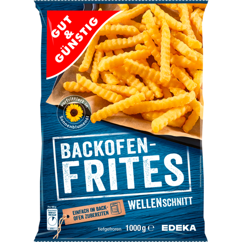 G&G Backofenfrites Wellenschnitt 1000g