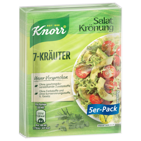 Knorr Salatkrönung 7 Kräuter Dressing 5er-Pack 40g